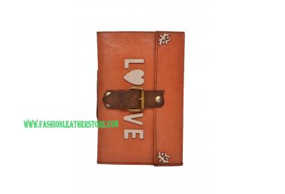 New Design Cut Work Leather Embossed Handmade Love Journal Notebook Diary